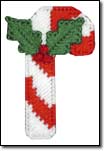 4-1/4 x 5" Christmas Candy Cane $4.  Click on image for enlarged view.