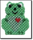 2 x 3" Green Frog $3.  Click on image for enlarged view.